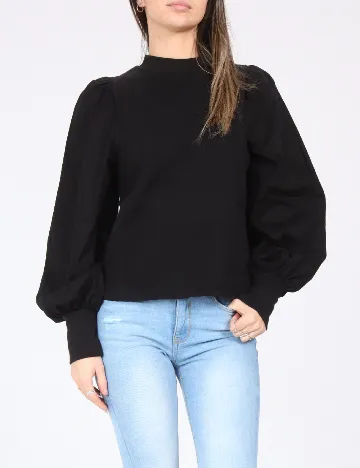 Bluza Bershka, negru Negru