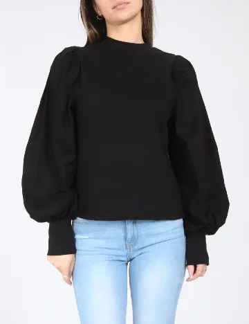 Bluza Bershka, negru Negru