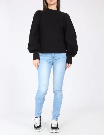 Bluza Bershka, negru Negru