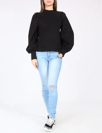 Bluza Bershka, negru Negru