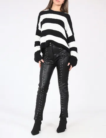 Pantaloni Bershka, negru Negru