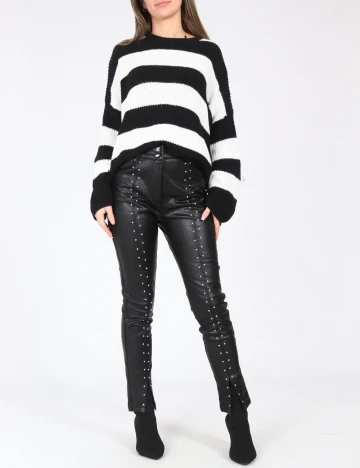 Pantaloni Bershka, negru Negru