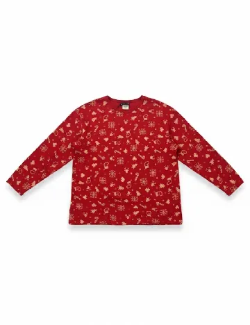 Bluza de pijama Zara, rosu Rosu