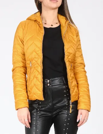 Geaca Bershka, mustar Galben