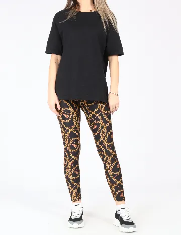 Colanti Zara, negru/galben Galben