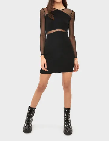 Rochie scurta Bershka, negru Negru