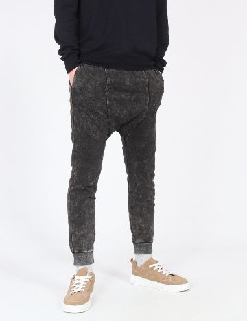 Pantaloni Pull&Bear, gri inchis