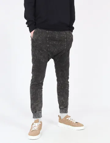 Pantaloni Pull&Bear, gri inchis Gri