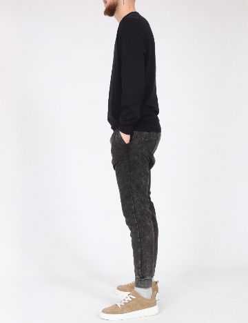 Pantaloni Pull&Bear, gri inchis