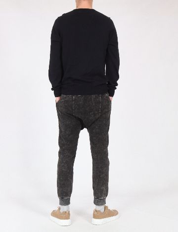 Pantaloni Pull&Bear, gri inchis