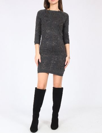 Rochie scurta Bershka, gri