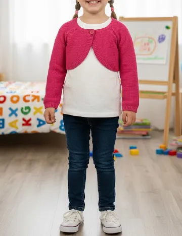 Bolero Zara, roz Roz