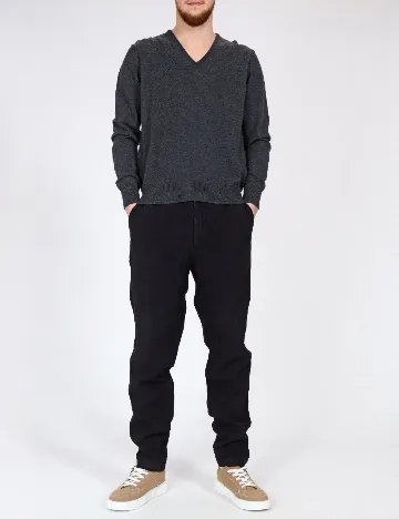 Pantaloni Zara, bleumarin Albastru