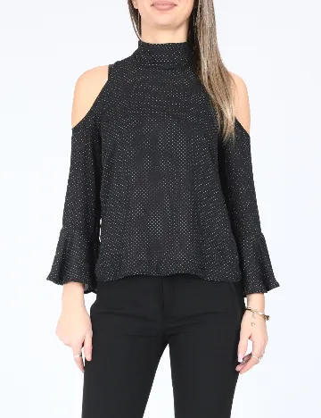 Bluza Bershka, negru Negru