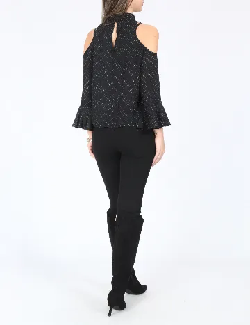 Bluza Bershka, negru Negru