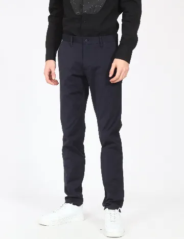 Pantaloni Zara, bleumarin Albastru