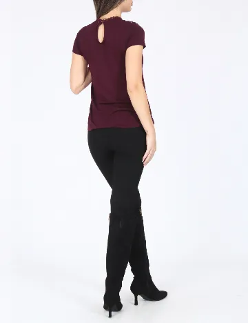 Bluza Bershka, pruna Rosu