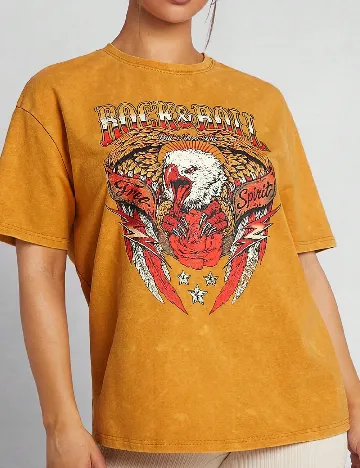 Tricou SHEIN, portocaliu Portocaliu