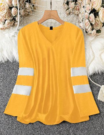 Bluza SHEIN CURVE, galben