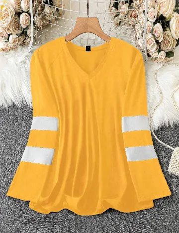 Bluza SHEIN CURVE, galben Galben