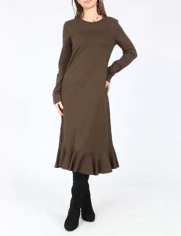 Rochie medie Zara, verde Verde