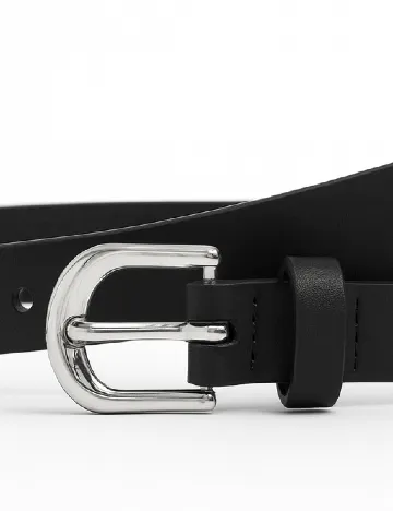 Curea Bershka, negru Negru