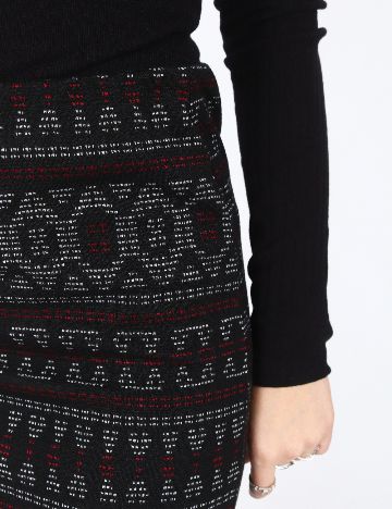 Fusta Bershka, negru