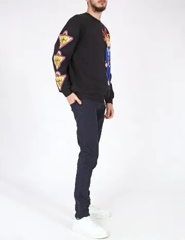 Pantaloni Zara, bleumarin Albastru