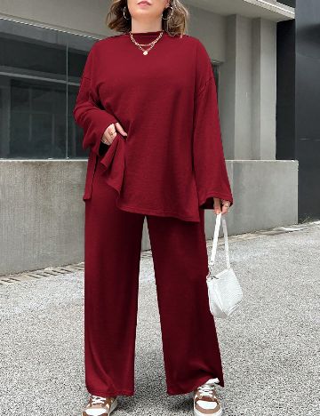 Compleu SHEIN CURVE, visiniu