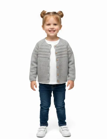 Cardigan Zara, gri Gri