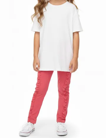 Pantaloni Zara, roz Roz