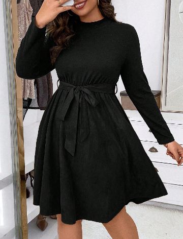 Rochie scurta SHEIN CURVE, negru