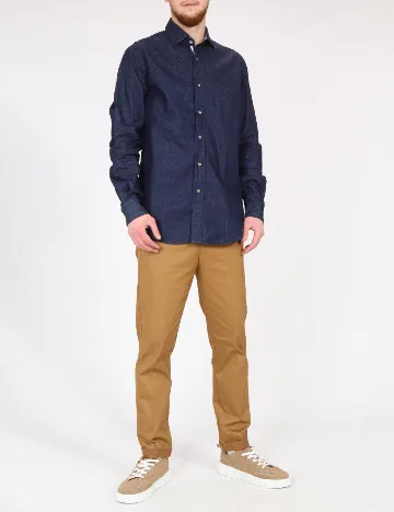 Camasa Zara, bleumarin Albastru