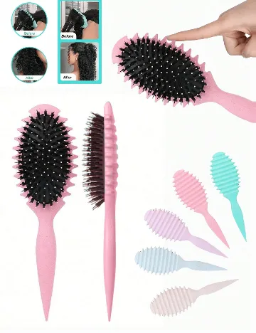 Perie pentru par cret SHEIN, mov Mov