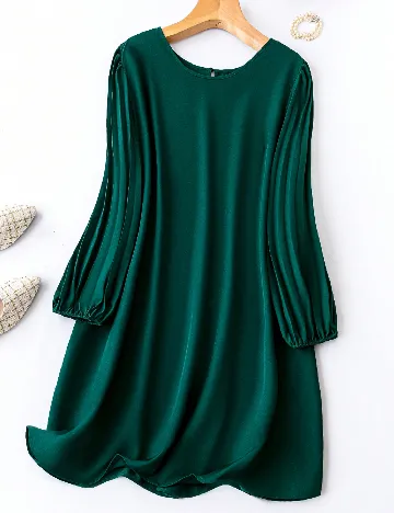 Rochie scurta SHEIN CURVE, verde Verde