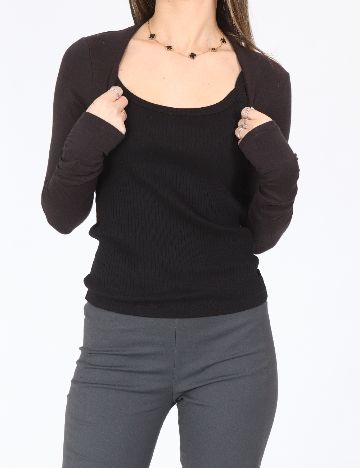 Bolero Bershka, maro inchis