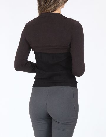 Bolero Bershka, maro inchis