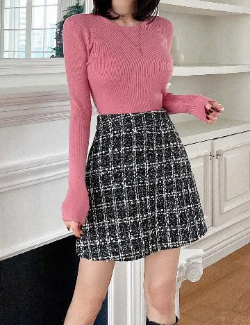 Fusta Dazy, negru Negru