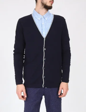 Cardigan Zara, bleumarin Albastru
