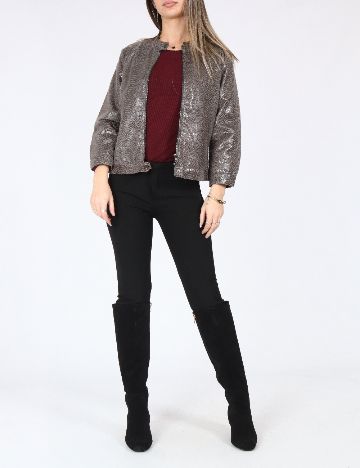 Jacheta Bershka, gri