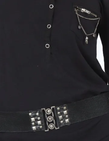 Bluza Bershka, negru Negru