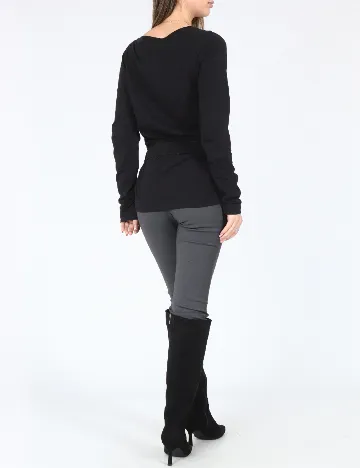 Bluza Bershka, negru Negru