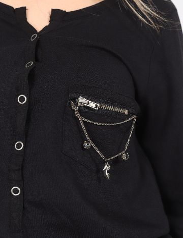 Bluza Bershka, negru