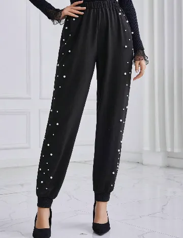 Pantaloni SHEIN, negru Negru