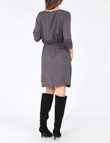 Rochie scurta Zara, gri Gri