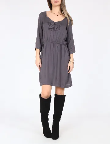 Rochie scurta Zara, gri Gri