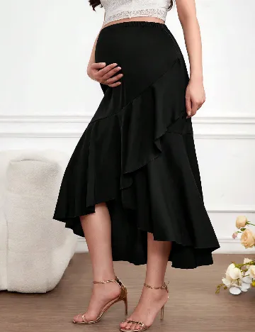 Fusta SHEIN Maternity, negru Negru