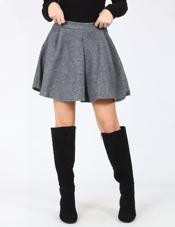 Fusta Bershka, gri
