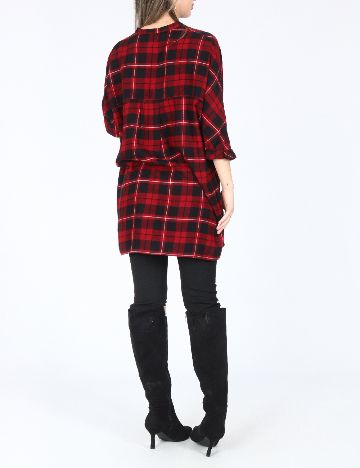 Camasa Zara, rosu/negru