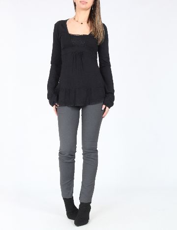 Bluza Bershka, negru